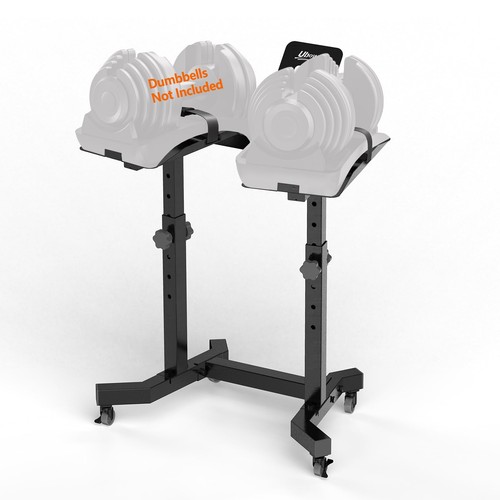 Dumbbell rack adjustable - dumbbell,