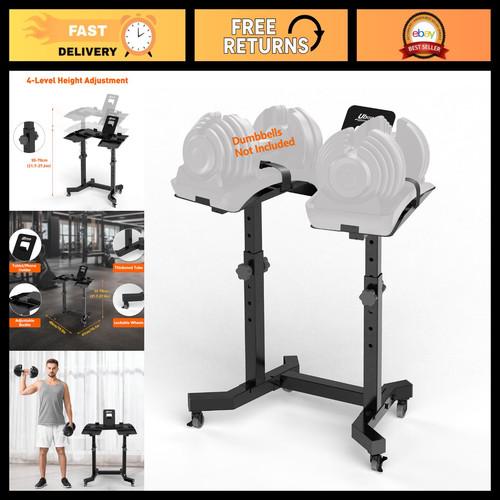 Adjustable dumbbell rack stand - adjustable,