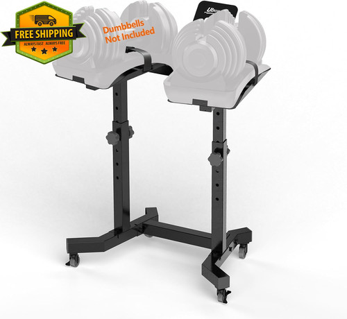 Dumbbell rack adjustable - rack,